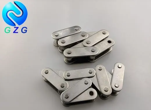 Ланцюг конвеєра з подвійним кроком з нержавіючої сталі з прямим боком