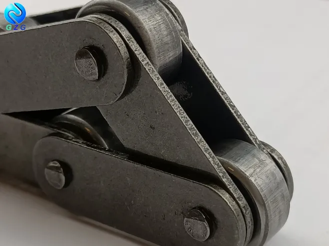 Конвеєрний ланцюг з подвійним кроком прямої бічної пластини серії B